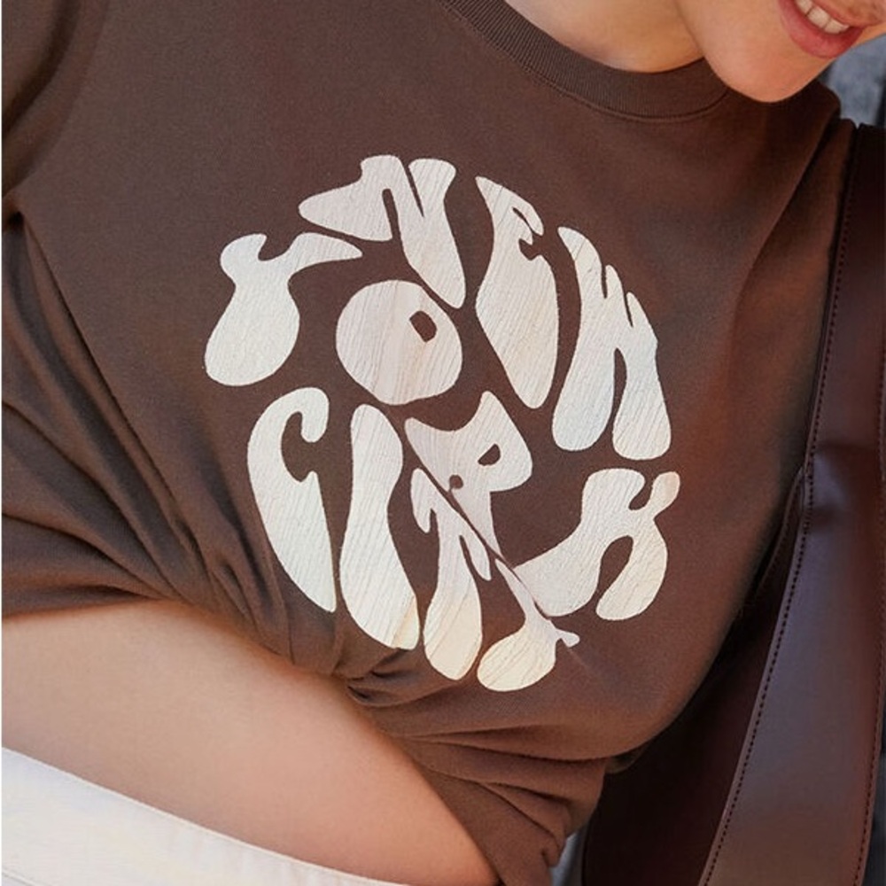 Pacsun Brown Graphic Tee